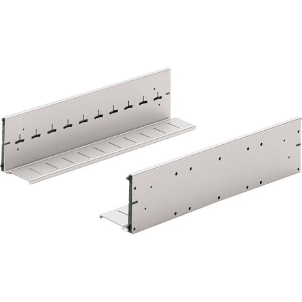 HETTICH Systema Top 2000 Karteibahn, Schrankt. 400, Stahl Alu-Finish