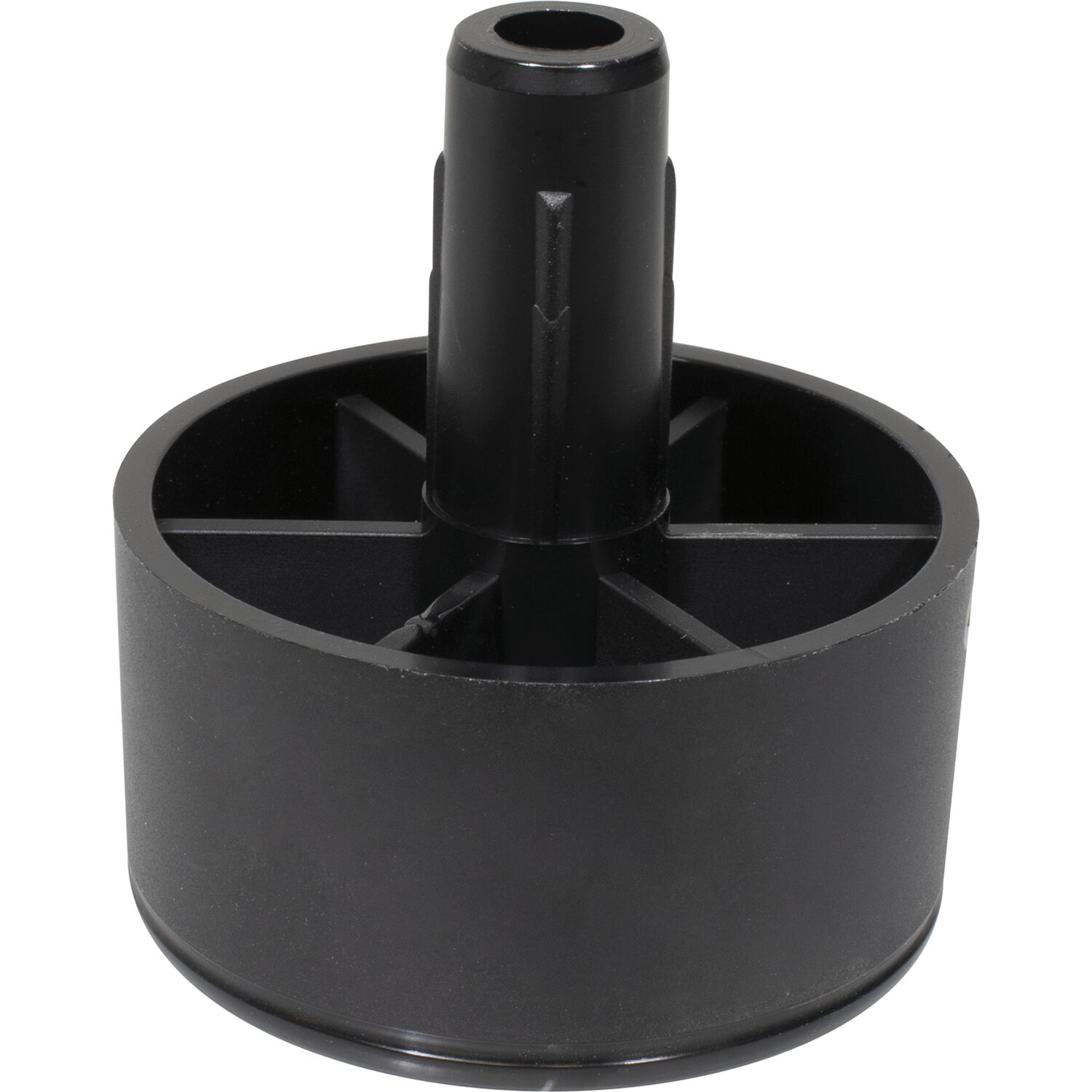 QuickClick Lounge Möbelgleiter, mit Zapfen, ø 44mm,Höhe 24mm,Kunststoff,schwarz