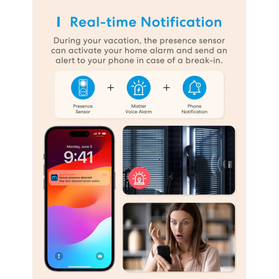 Meross Smarter Anwesenheits Sensor WiFi Matter