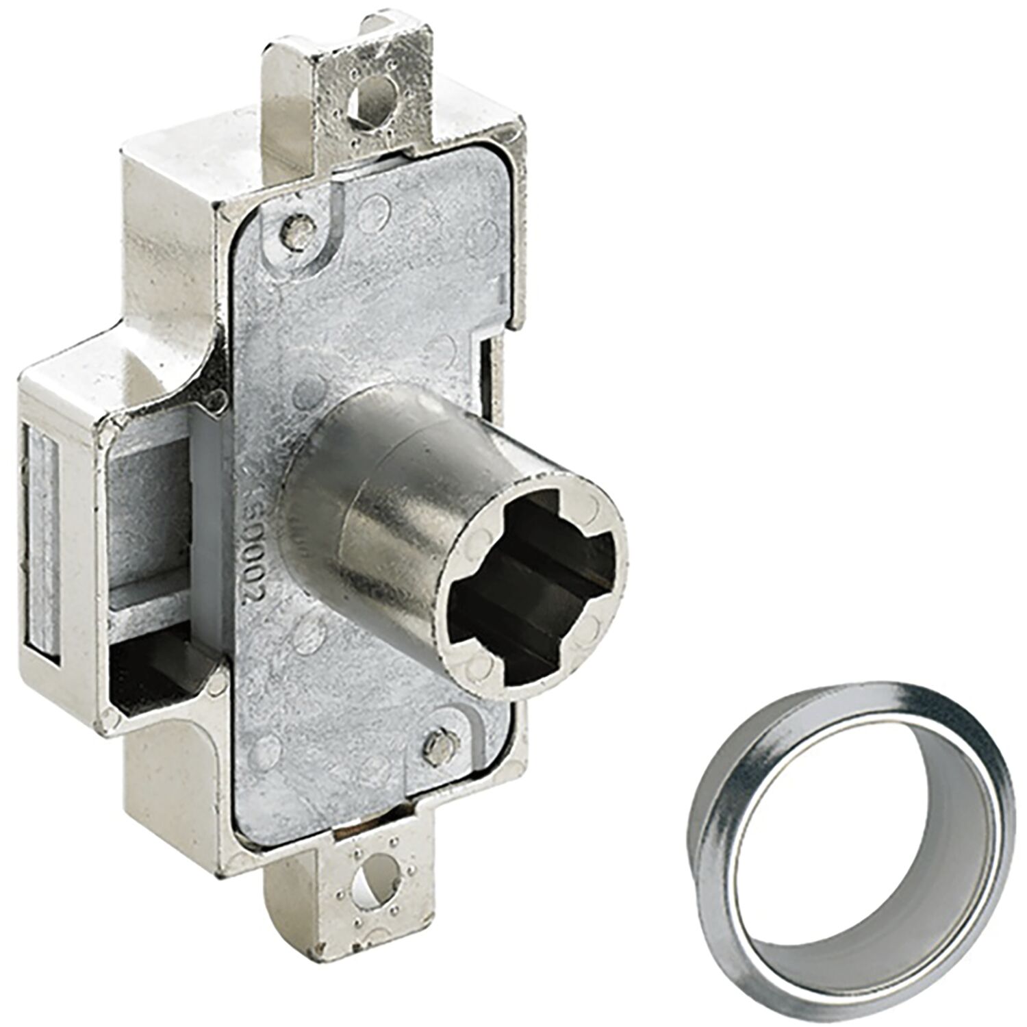 Hettich Prestige 2000 Zylinder-Drehstangenschloss Z23 Dornmaß 25 L20 vernickelt