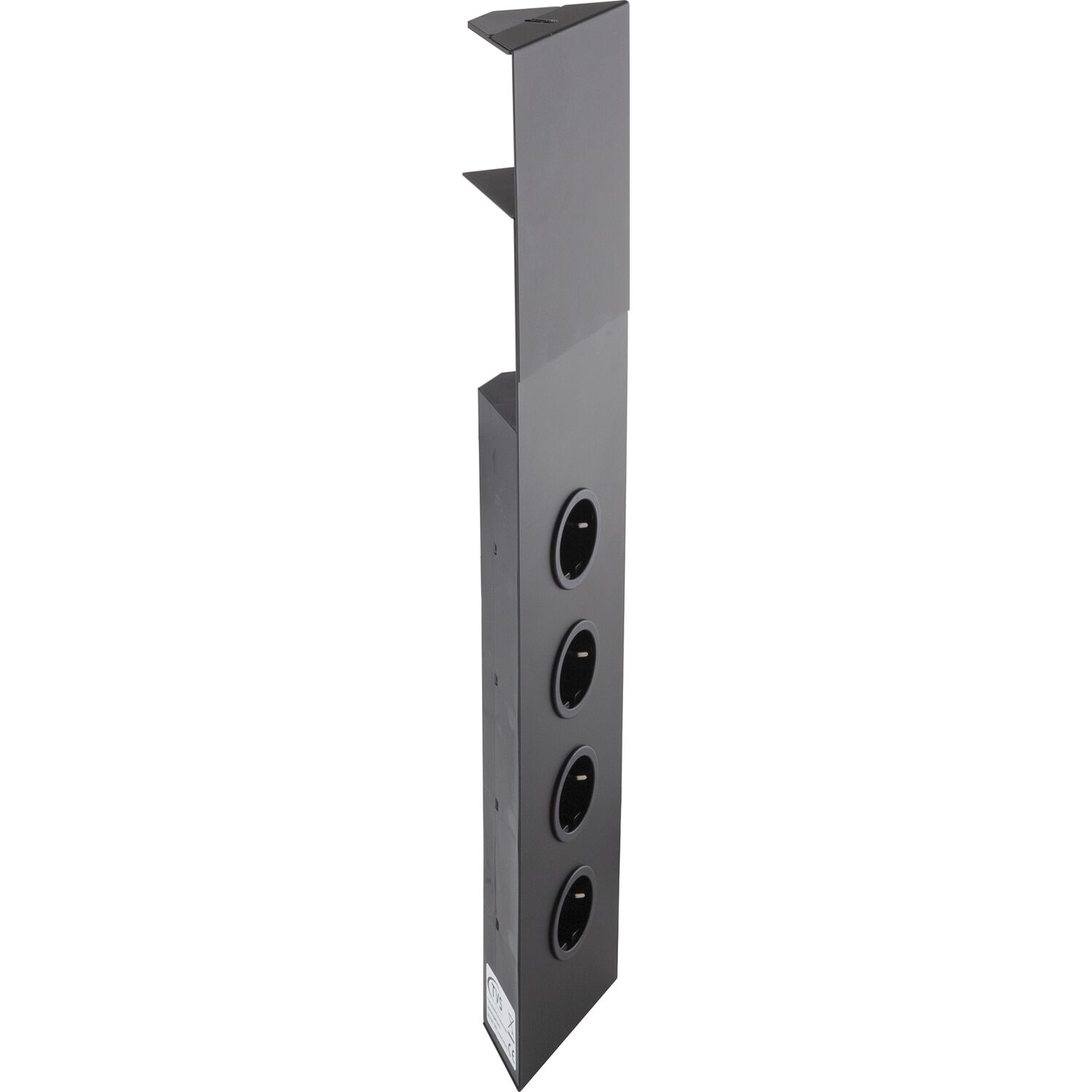 CARESSI Steckdosenelement 4ST46-58 4 Schukosteckdosen schwarz