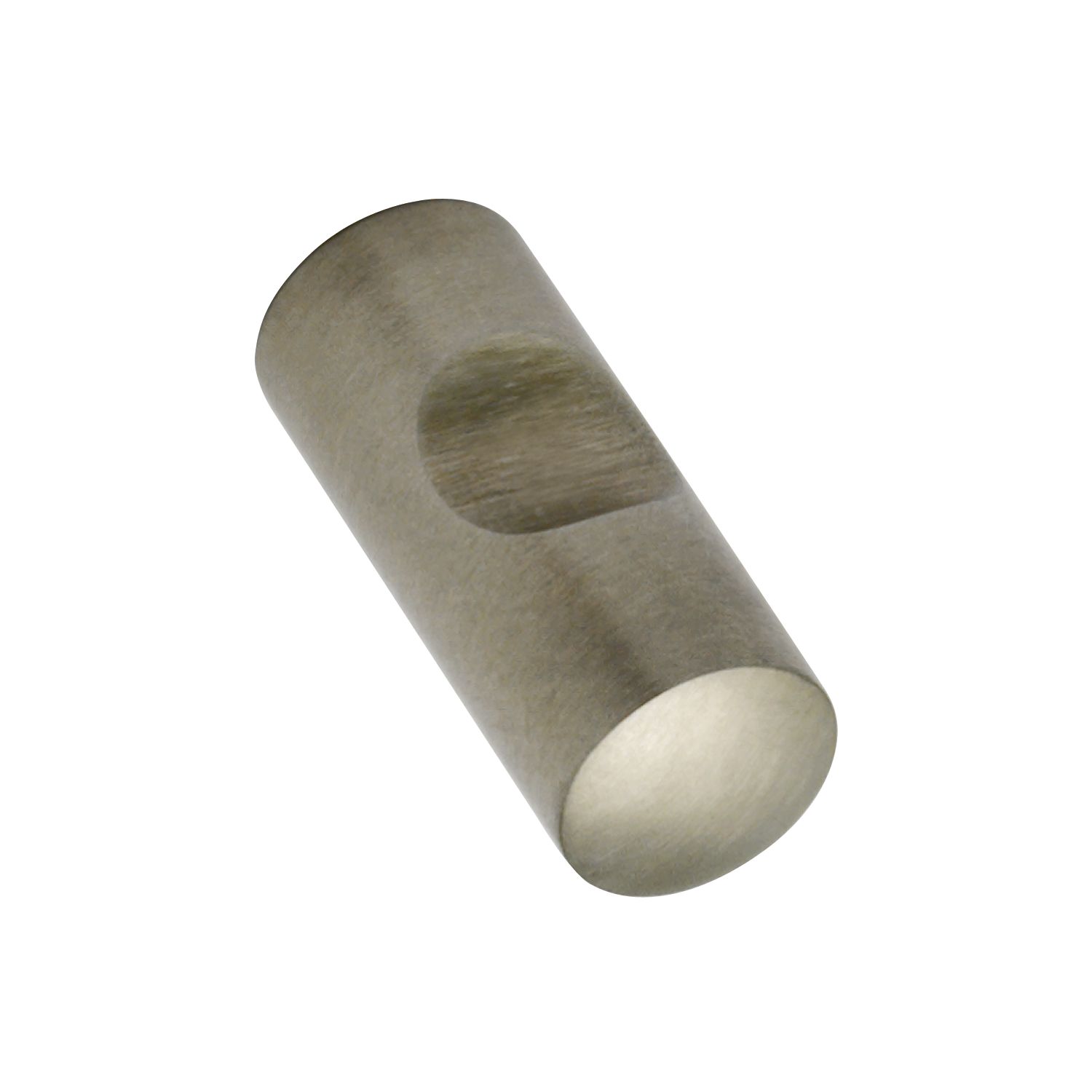Knopf Subra ø 10 mm, Tiefe 24 mm, Edelstahl gebürstet