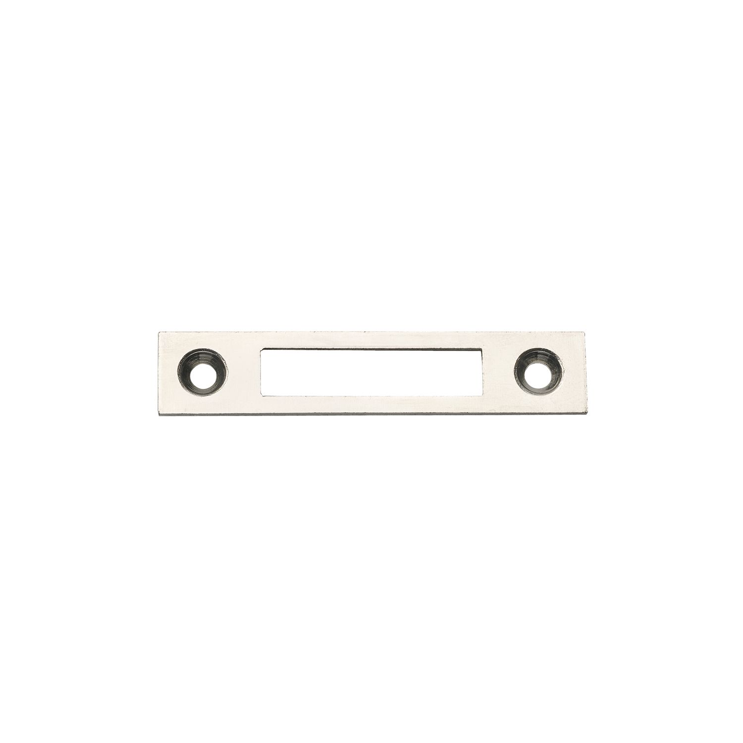 JuNie Schließblech eckig 60x12mm Stahl vernickelt