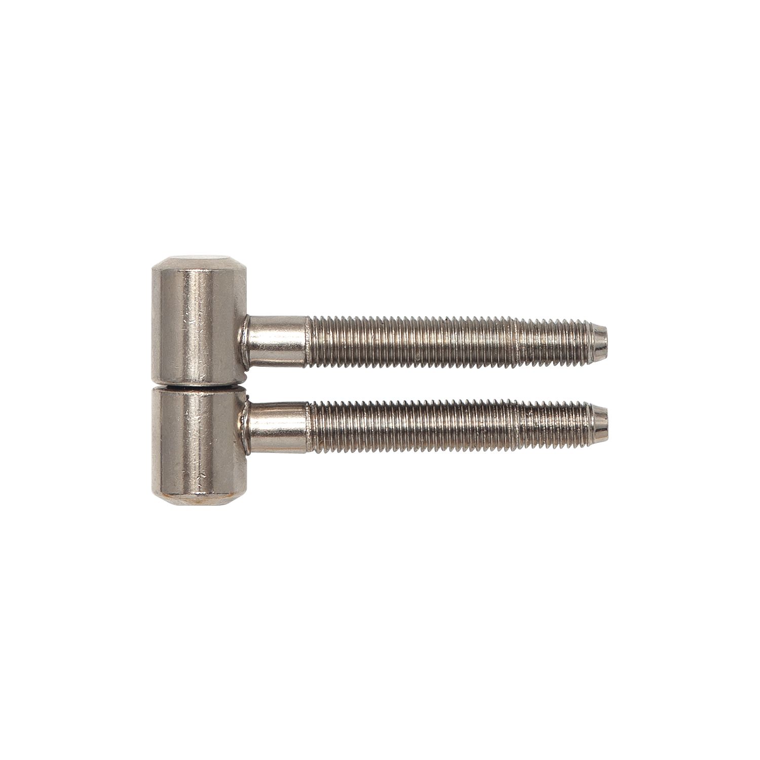 Einbohrband zweiteilig Zylinderkopf Holz 16 mm vernickelt