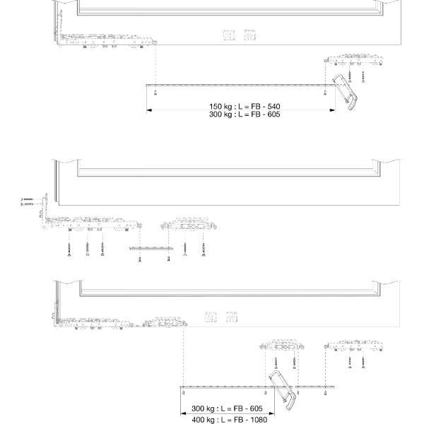 Maco #359639 HS Verbindungsstange flach, gelocht, L= 692 mm, Stahl verzinkt (359639)