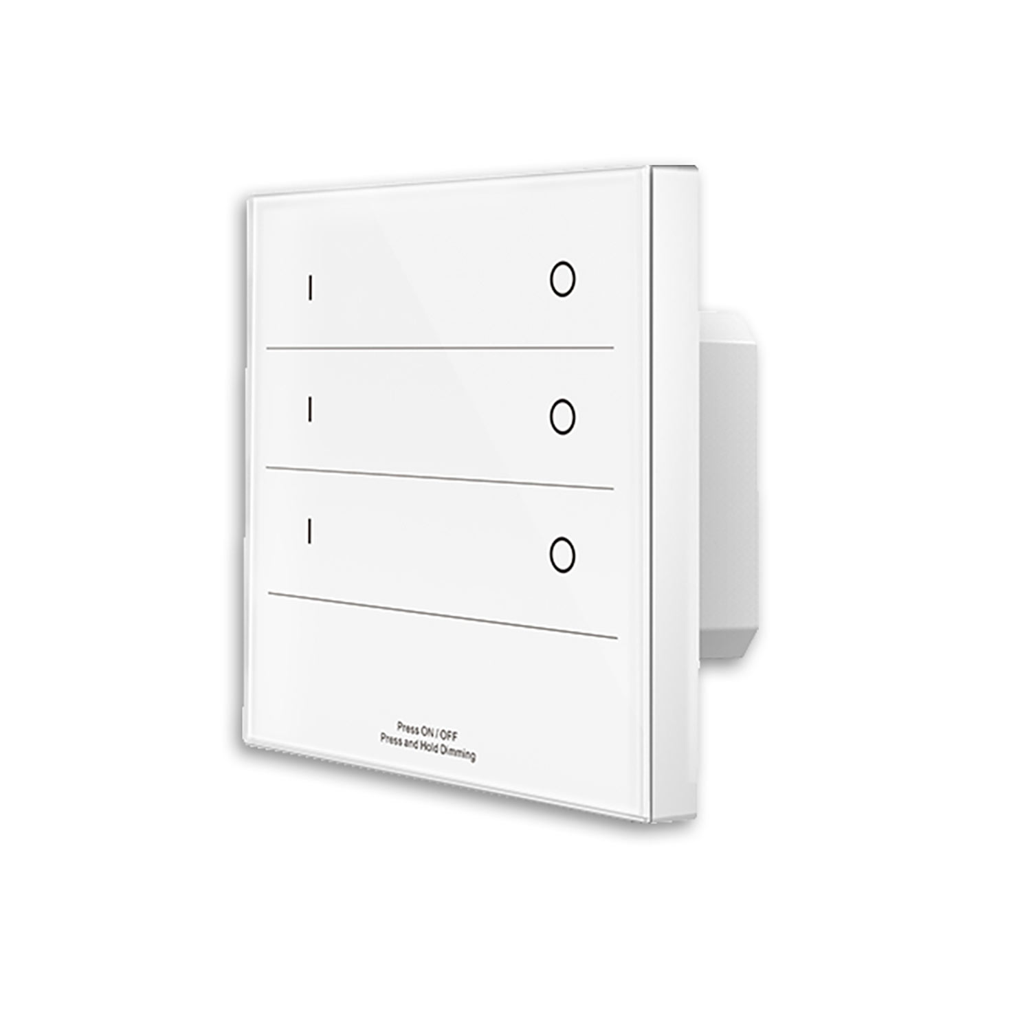 ISOLED Sys-Pro Single Color 3 Zonen Einbau-Touch-Fernbedienung + DMX Output weiß 230V