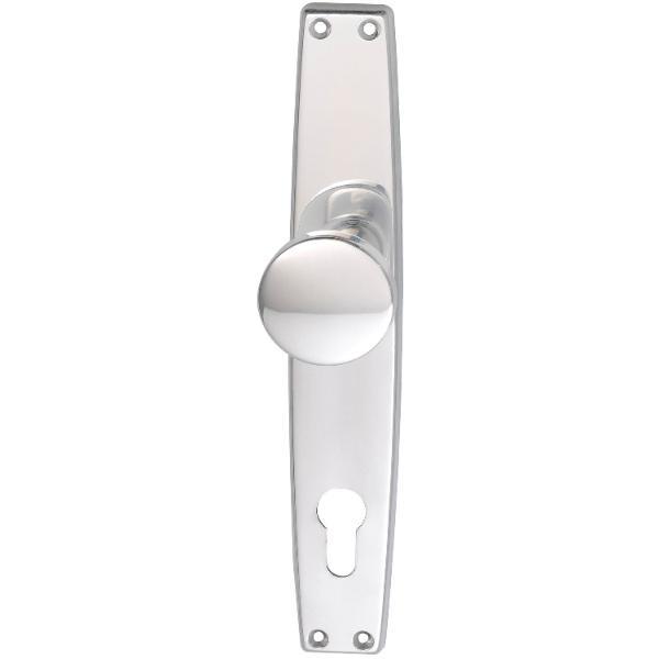 Grundmann Knopflangschild WG 1000 FAVORIT - PZ 88, Aluminium poliert