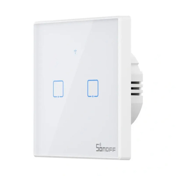 Sonoff WLAN-Wandschalter der SONOFF TX-Serie WiFi+RF433 T1 2fach