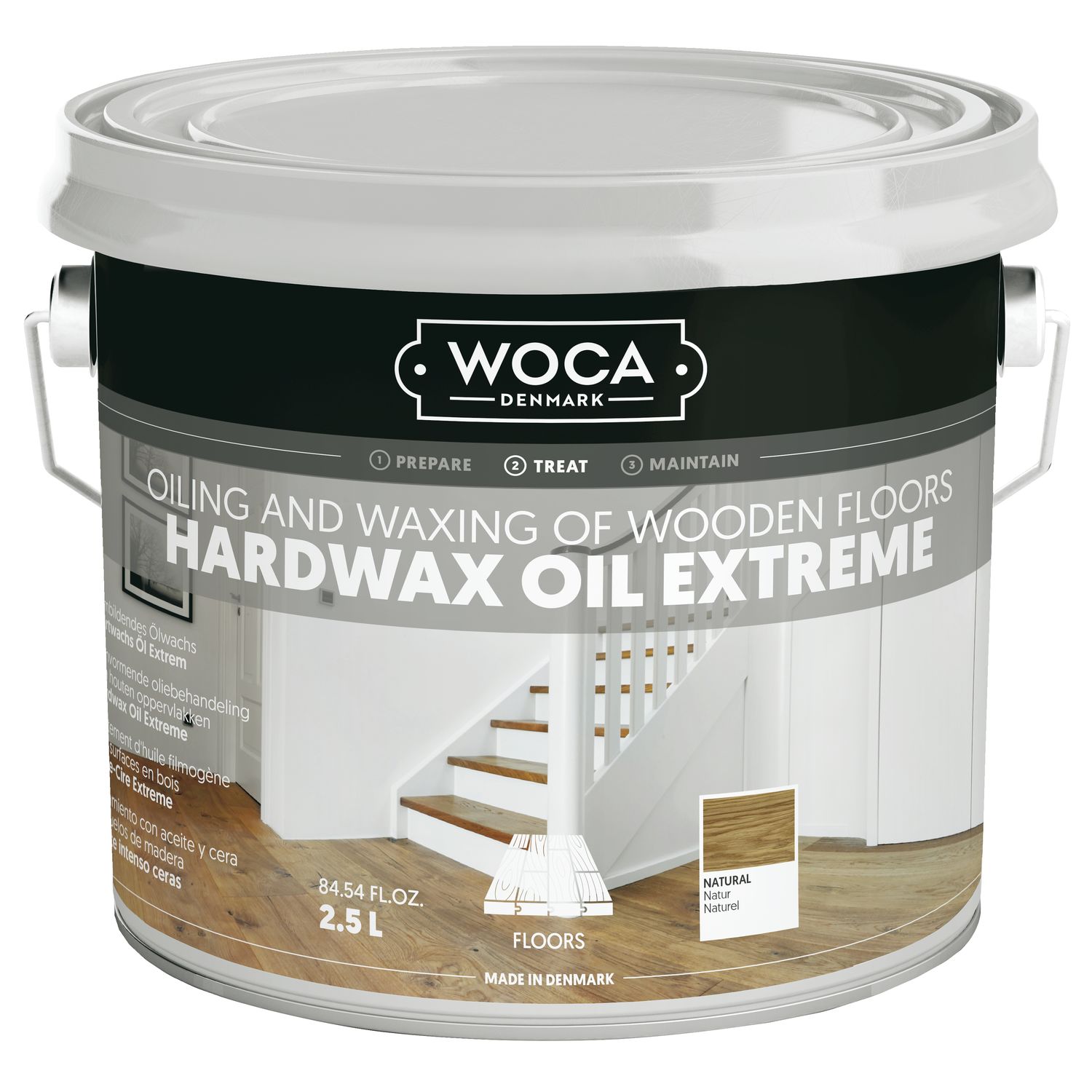 Woca Hartwachs Öl Extreme, natur 2,5 Liter