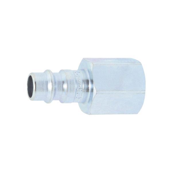 JWL Euro Druckluft Stecknippel aus Stahl mit Innengewinde 1/4"