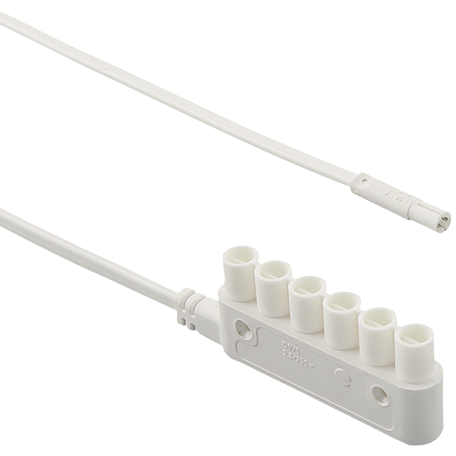 Elektra ELEKTRA Verteiler 6-fach Mini-Stecksystem, 230 V, Länge 600 mm