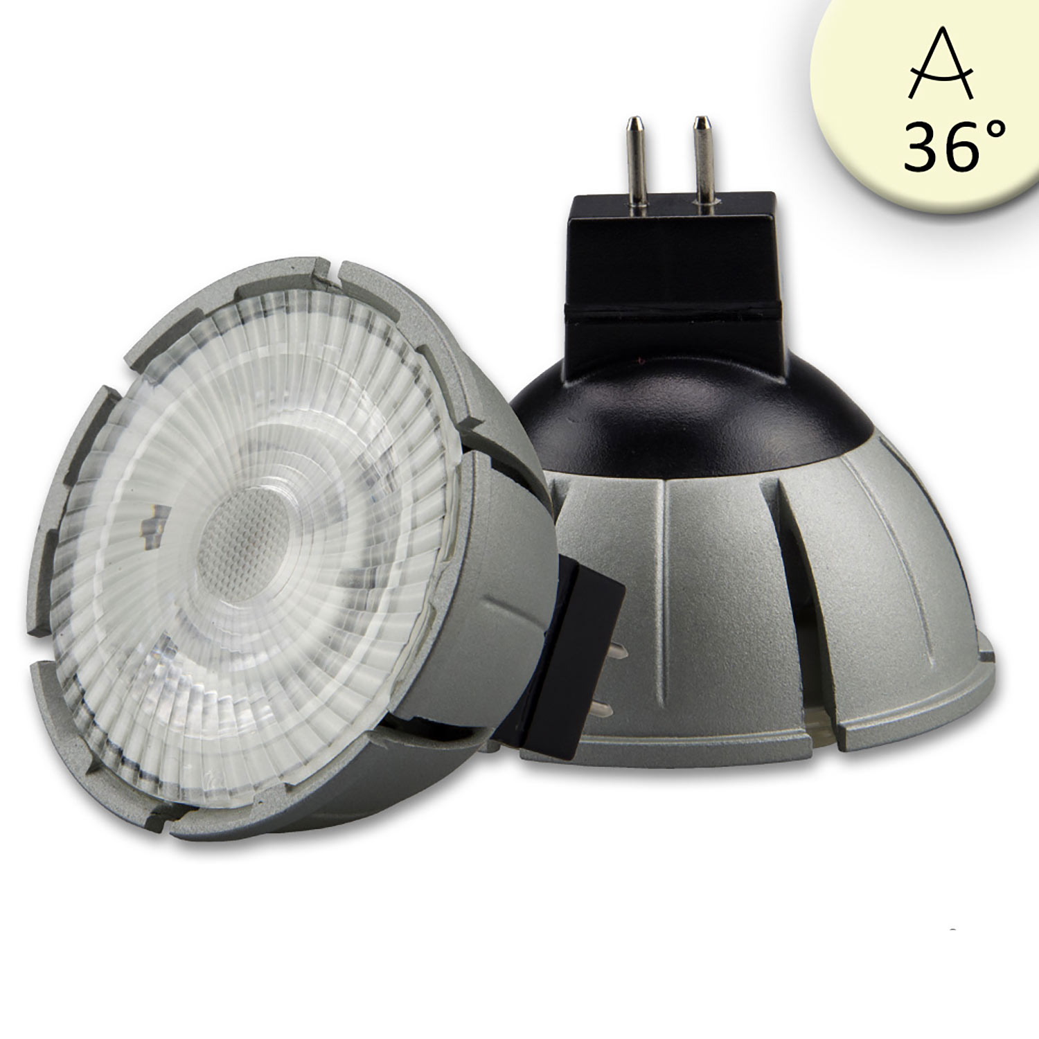 ISOLED MR16 Vollspektrum LED Strahler 7W COB 36° 2700K dimmbar