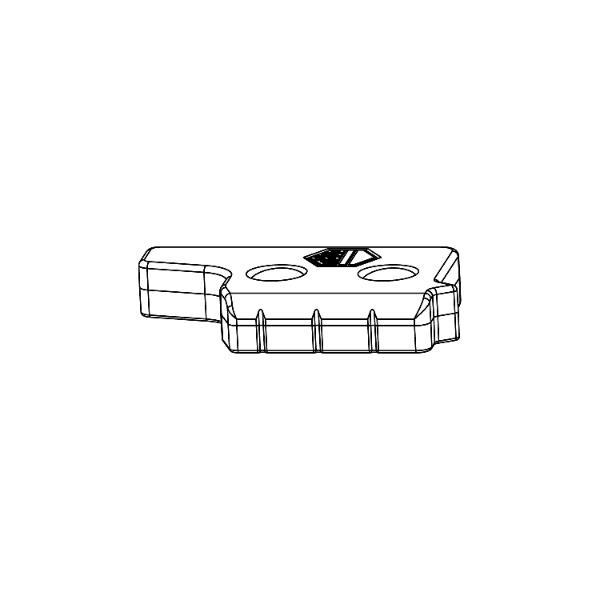 Maco #360446 MACO MM Hebeteil Falzluft 12 mm Eurofalz 30 mm 13V silber links (360446)