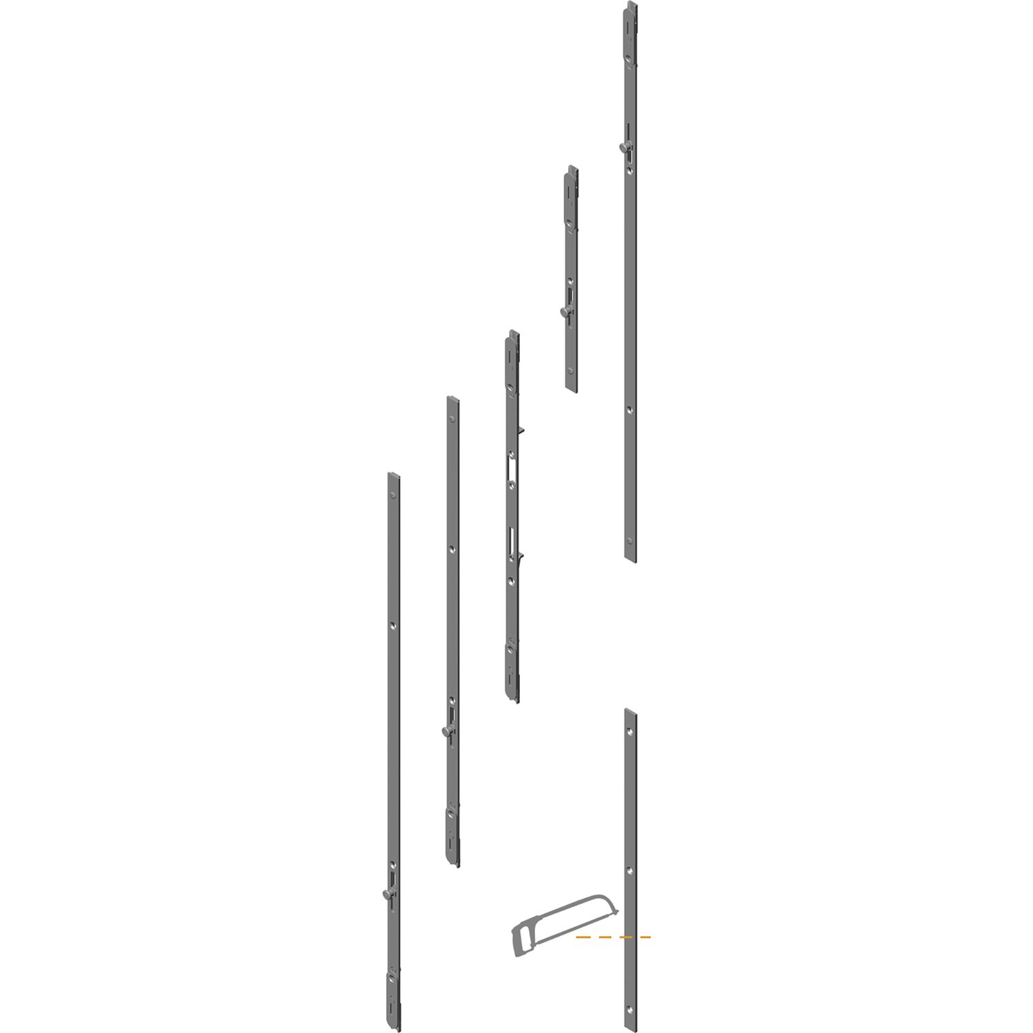 KFV-Stulpgarnitur für MFV-One Reparaturen, Pilzzapfen, Flachstulp 20mm,Edelstahl