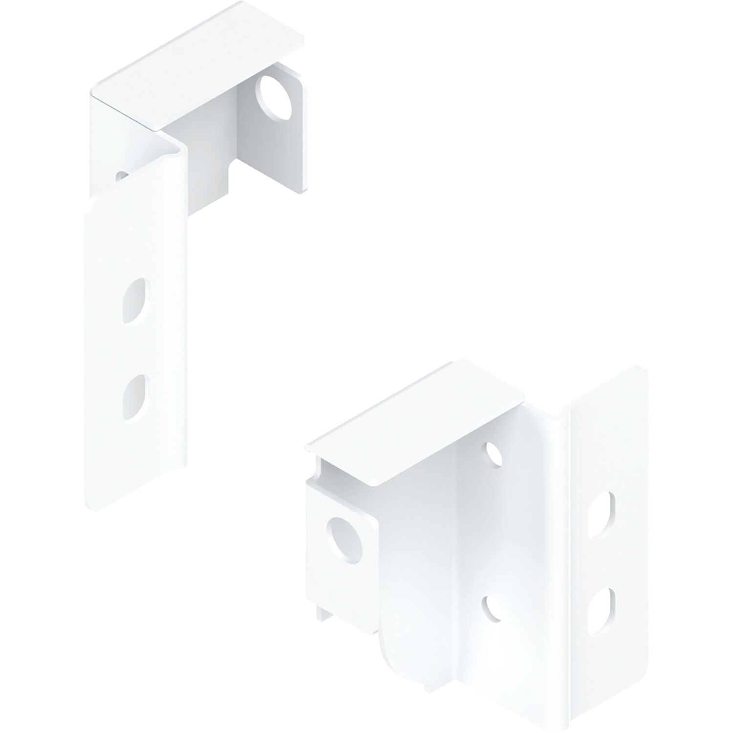 blum TANDEMBOX antaro Rückwandhalter, Höhe N, Seidenweiß