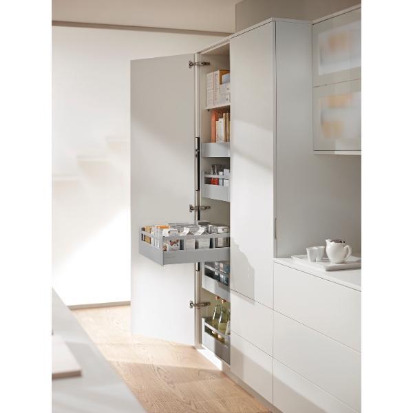 blum SPACE TOWER TANDEMBOX antaro mit Reling NL550 KB600 grau