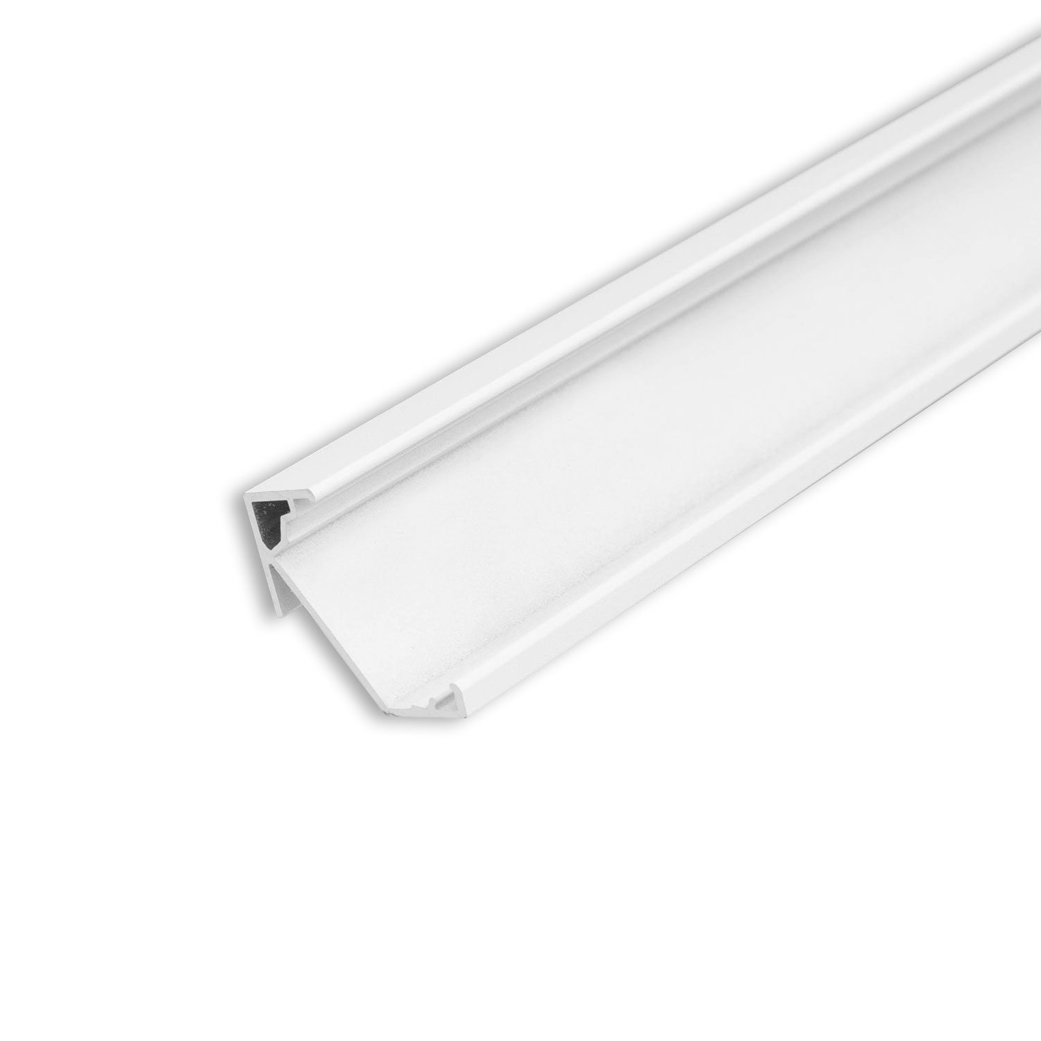 ISOLED LED Eckprofil CORNER18 Aluminium weiß RAL9003 200cm