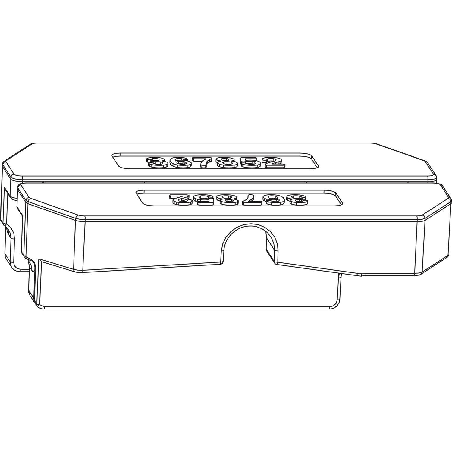 Maco #367852 Fiber-Therm Dichtungsstück für Laufschiene flach asymmetrisch, silber