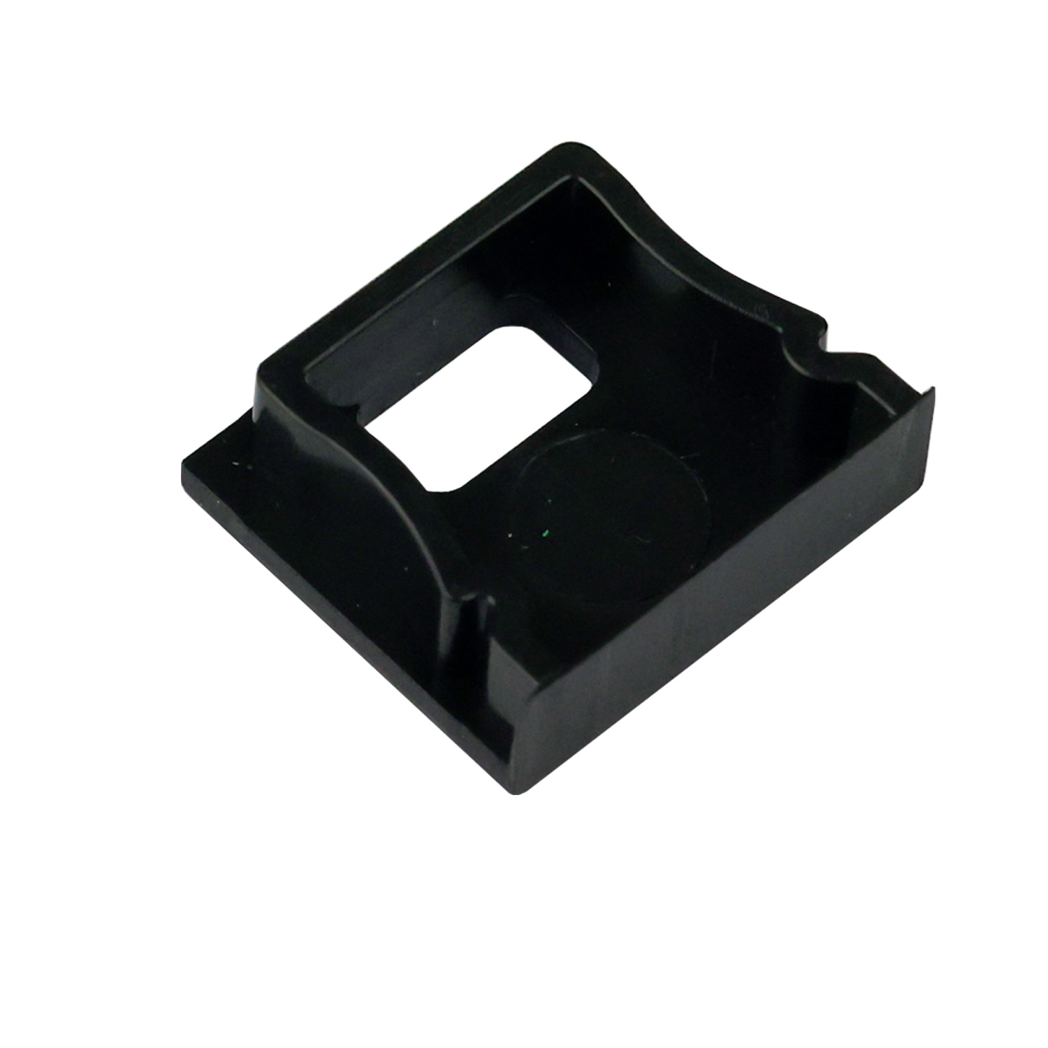 ISOLED Endkappe EC78B schwarz für Profil PURE12 S mit Kabeldurchführung 1 STK