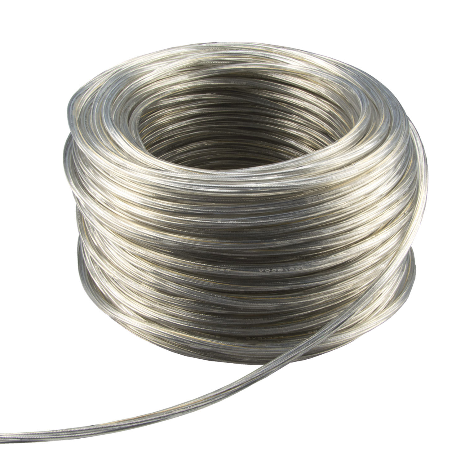 ISOLED Kabel 50m Rolle 3-polig 0,75mm² H03VV-F PVC Mantel transparent AWG18