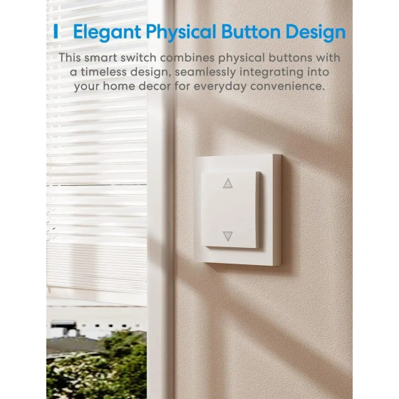 Meross Smarter Rollladenschalter WiFi Matter