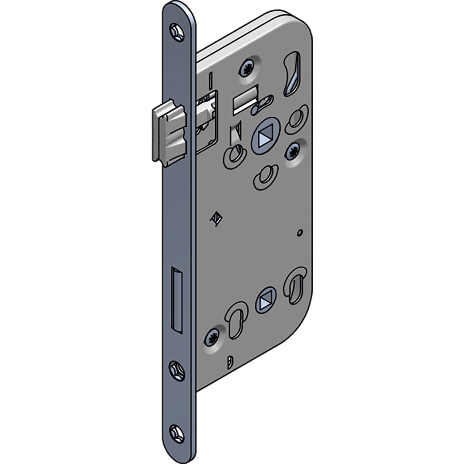 Grundmann WG Magnetfallenschloss 340 RNM WC ohne Schließblech, DM 50, VK 8,5 mm