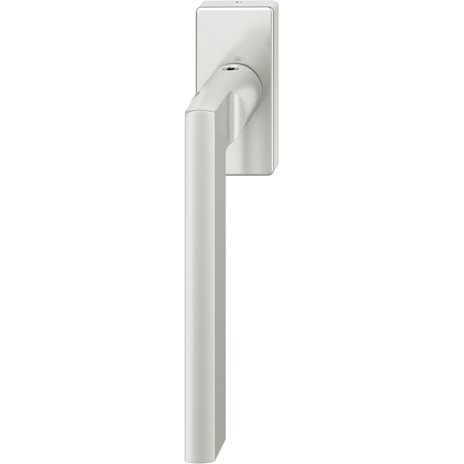 FSB Fenstergriff eckige Rosette Aluminium silber eloxiert