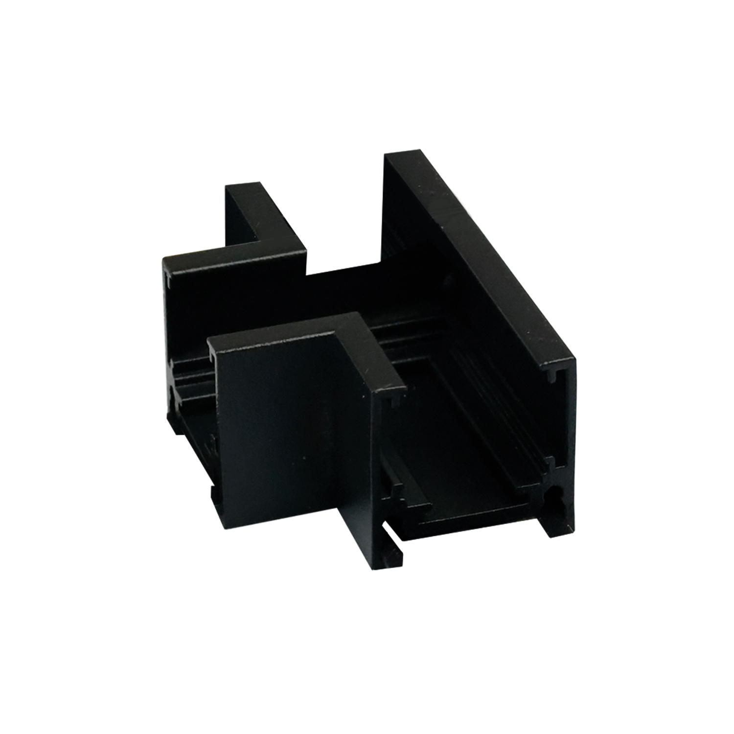 ISOLED Track48 T-Schiene horizontal für Aufbauschiene flat schwarz nicht stromführend