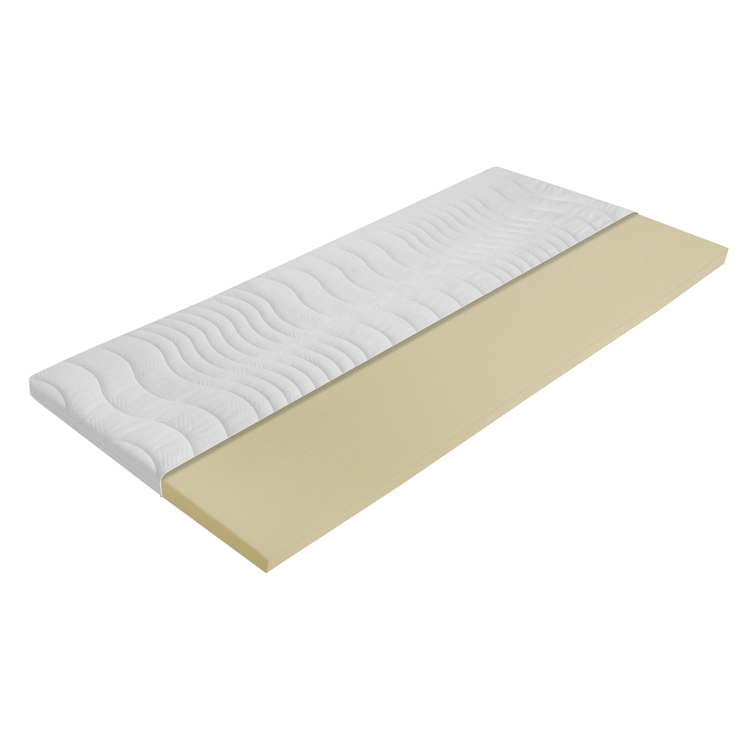 ALINA Topper Kaltschaum 2000 x 1800 mm mittelfest (H2)