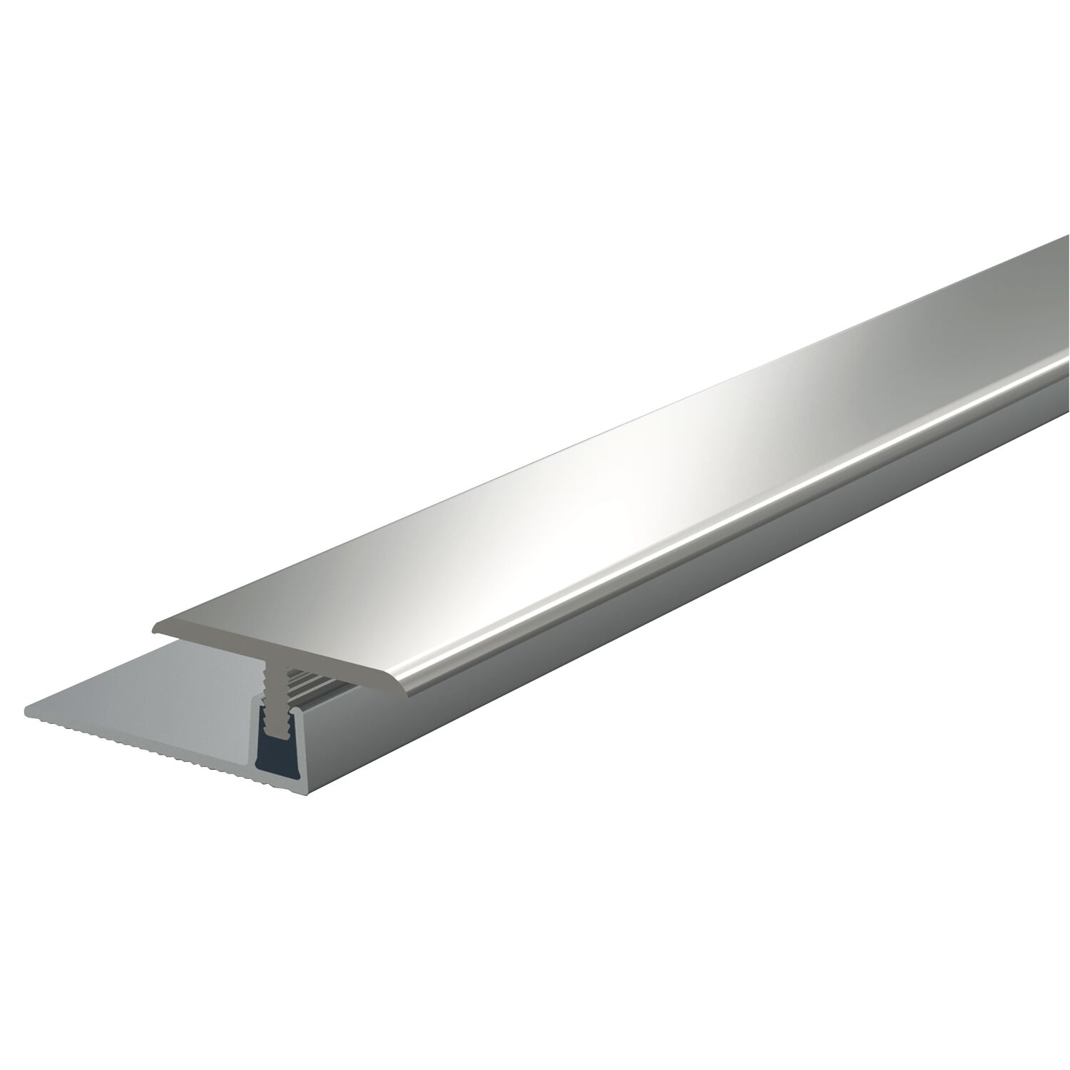 Kügele T-FLEX Übergangsprofil edelstahloptik 7 - 13 mm, 1000 mm