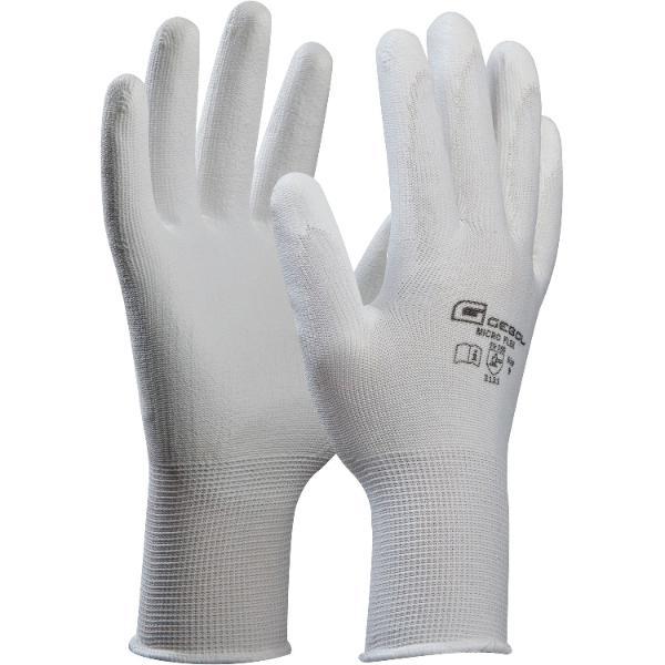 Gebol Schutzhandschuh Micro Flex weiß Größe 7
