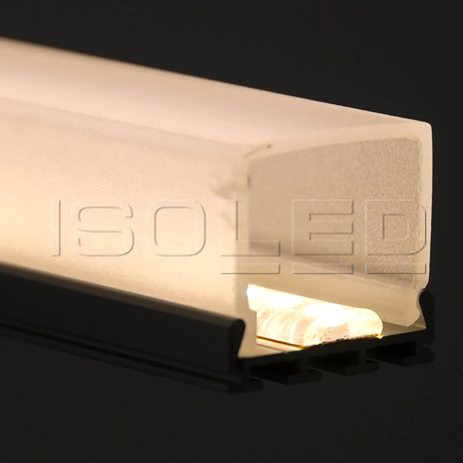 ISOLED Abdeckung eckig frosted für Profil WING L: 200cm