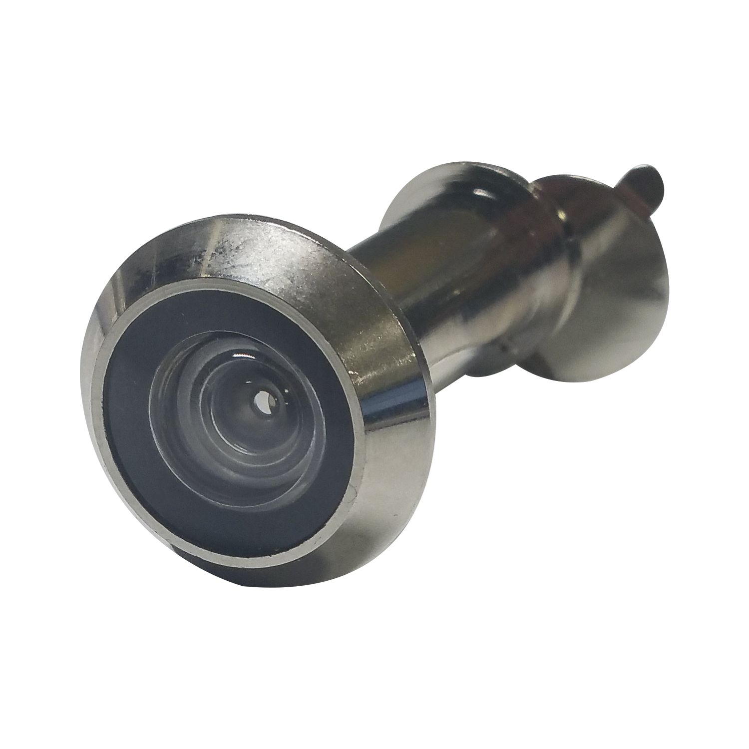 Türgucker ø 14 mm, Weitwinkel 200°, TS 35-55 mm, Messing vernickelt matt