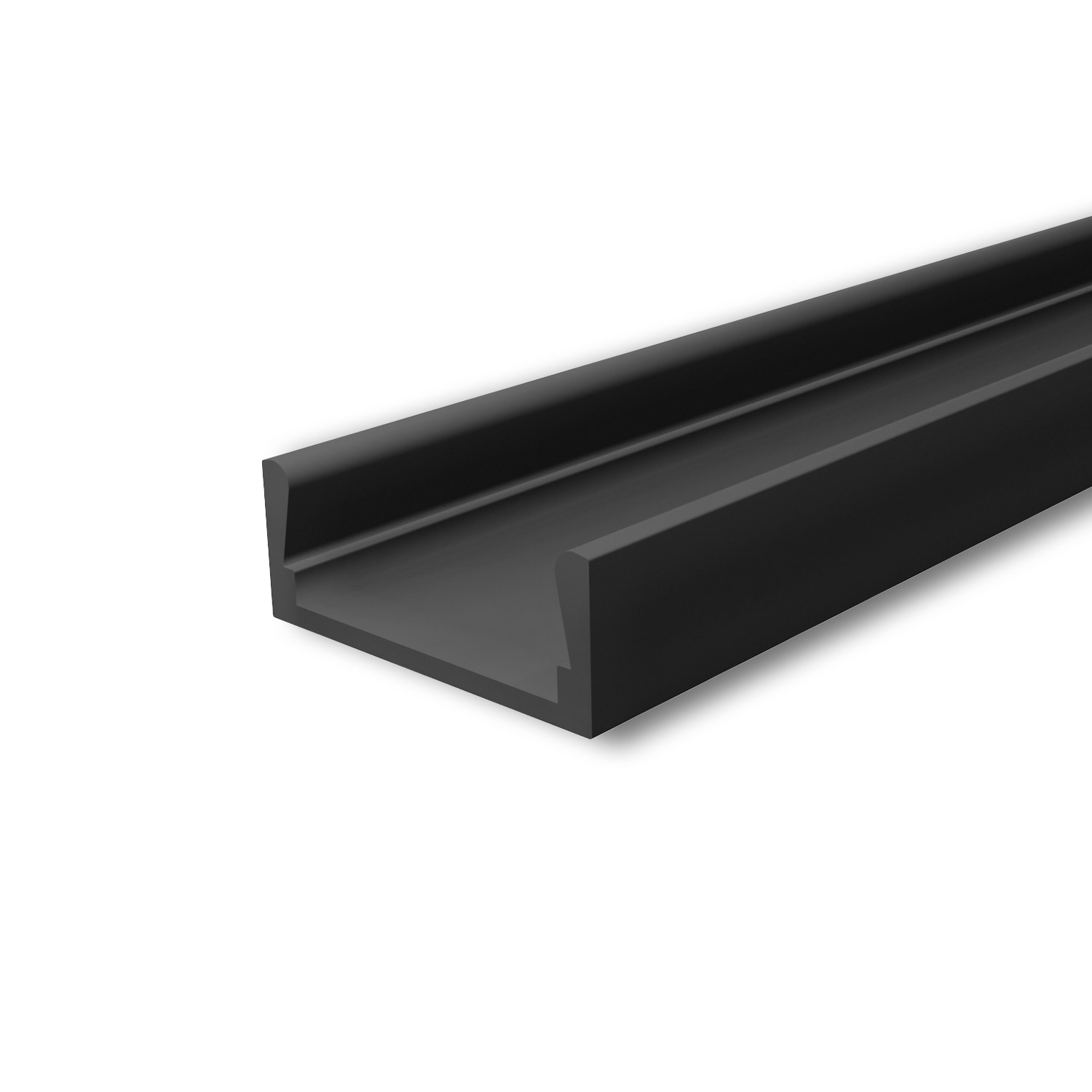 ISOLED LED Montageprofil MINI-AB V2 schwarz RAL9005 L: 200cm