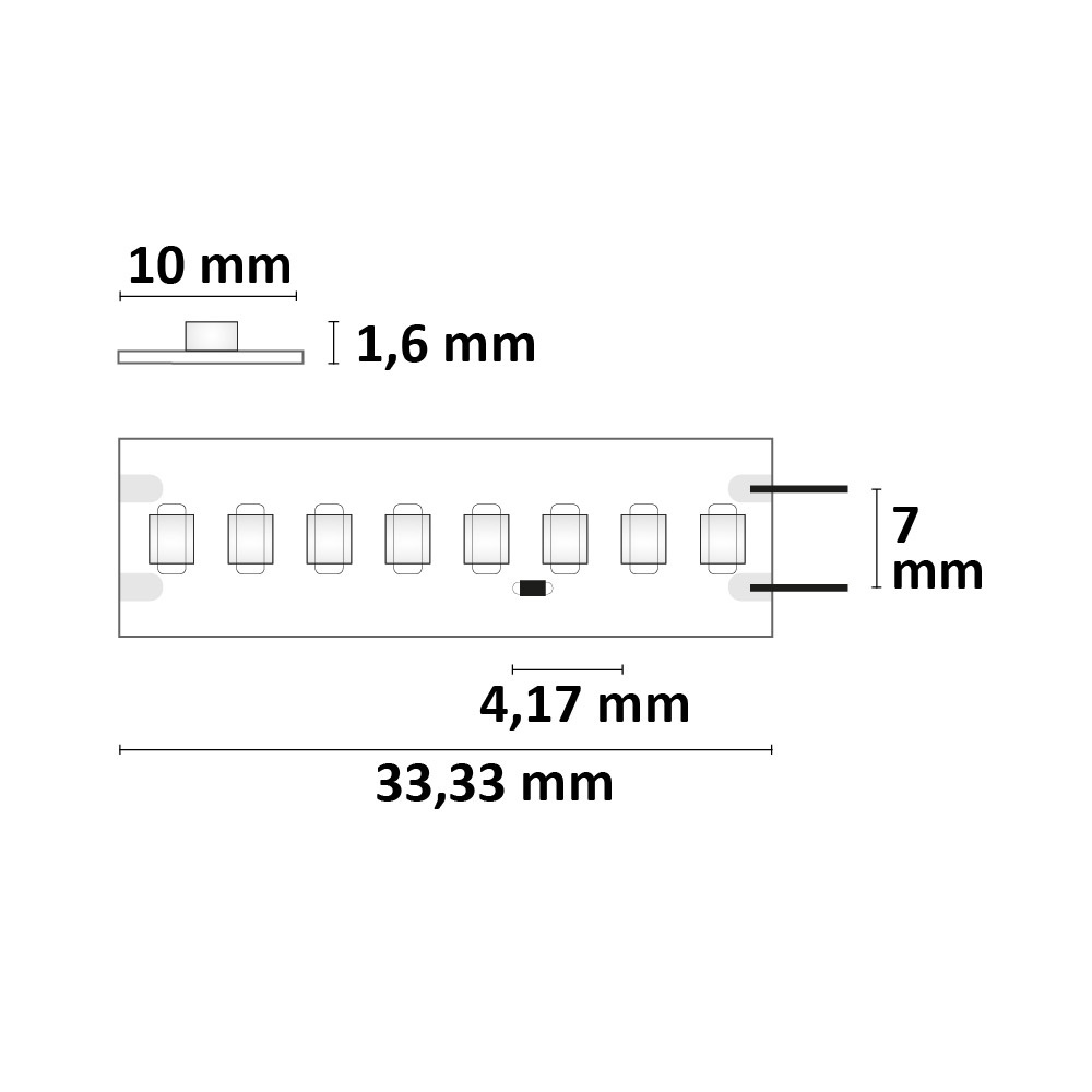 ISOLED LED HEQ930 Flexband High Bright 24V DC 32W IP20 3000K 150 lm/W 5m Rolle 240 LED/m