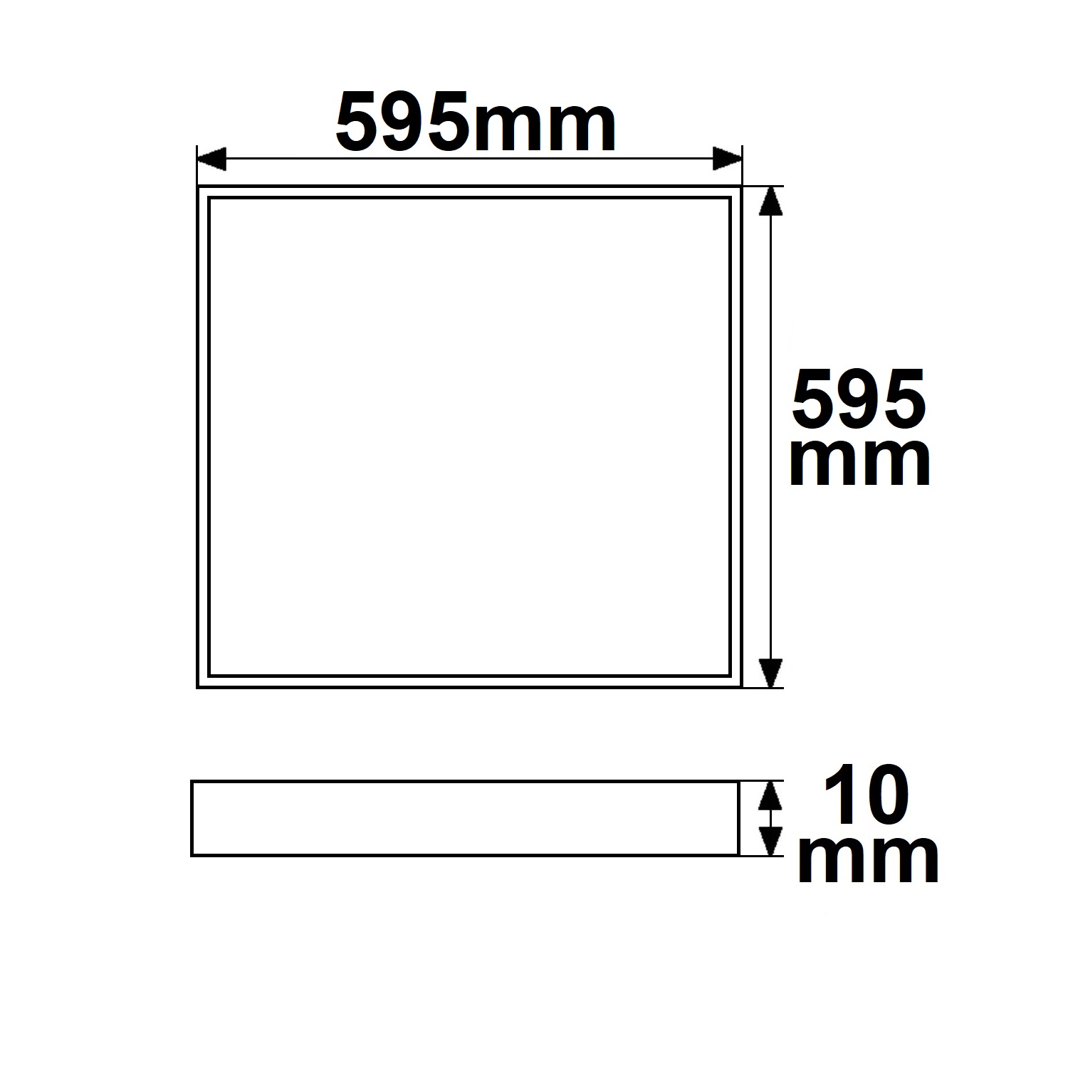 ISOLED LED Panel Professional Line 600 UGR