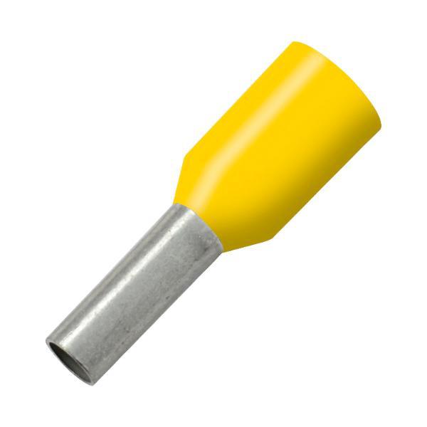 ninka Aderendhülse 6x12/20 mit Kragen gelb