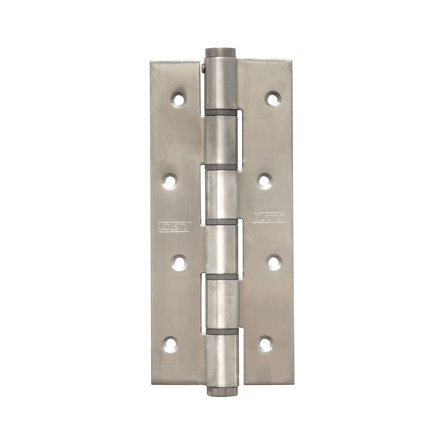 Justor Pendeltürband einseitig wirkend, Rollen ø 18 mm, Höhe 180 mm, eckig, Edelstahl