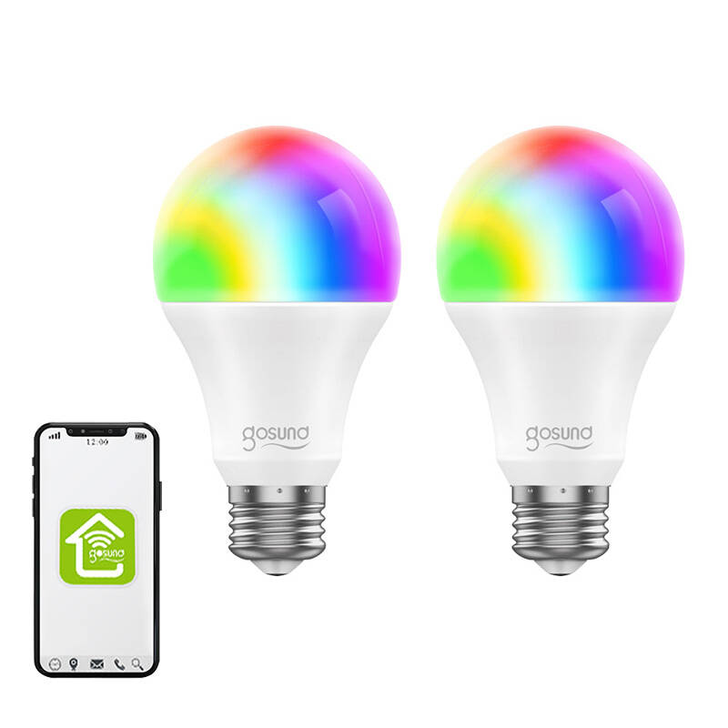 Gosund Smarte Glühbirne RGB LED WB4-2 E27 WiFi Tuya (2Stk)