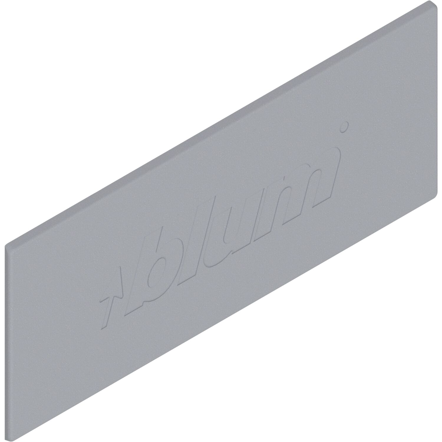 blum TANDEMBOX antaro Abdeckkappe Logo "blum", Kunststoff weißgrau