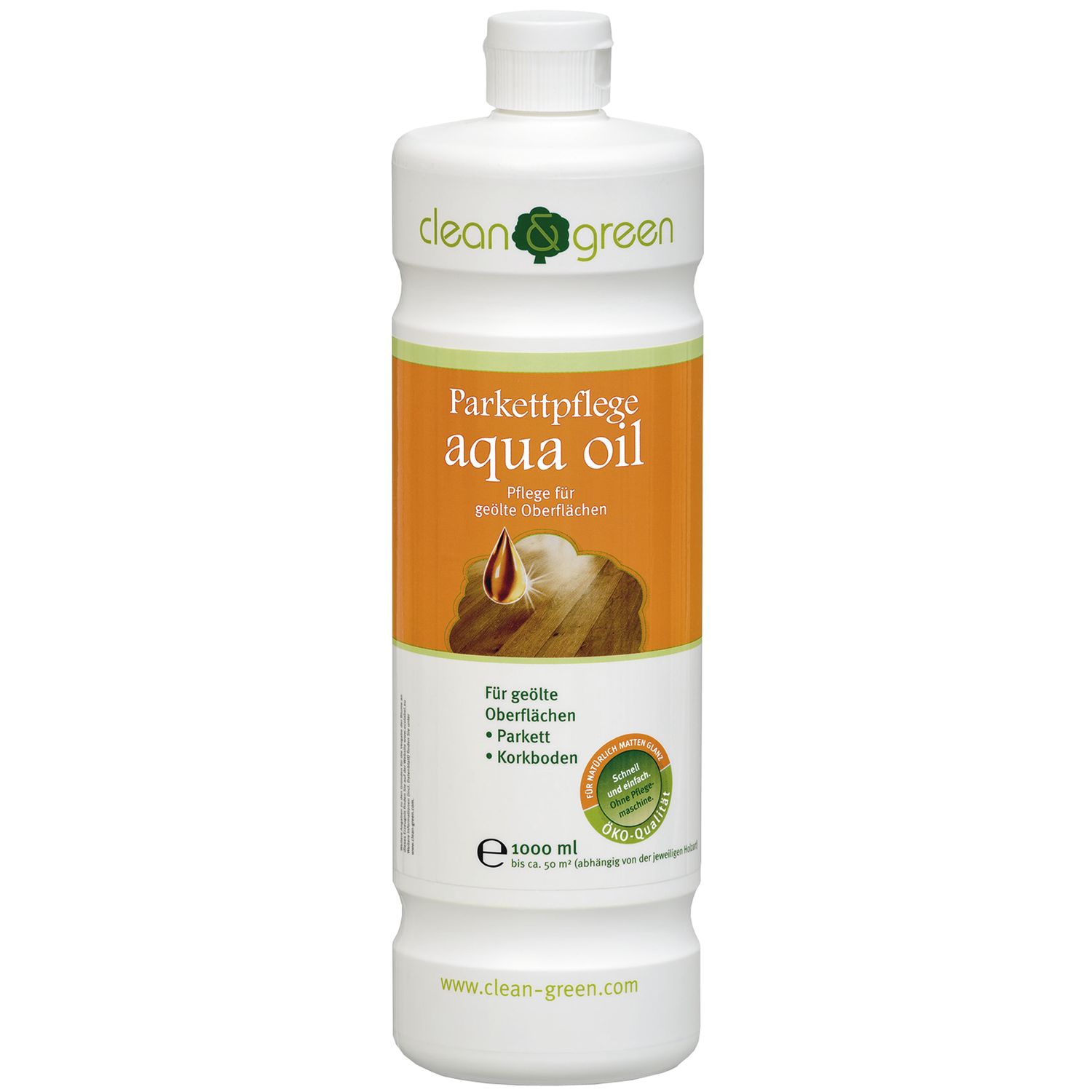 HARO clean & green, Parkettpflege Aqua Oil, 1000 ml