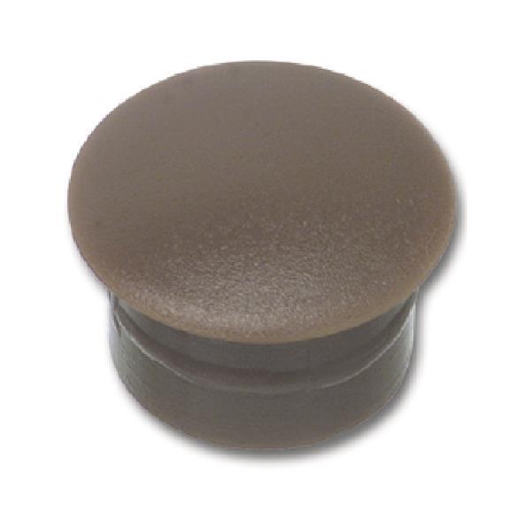 Abdeckkappen Kunststoff 10 mm braun