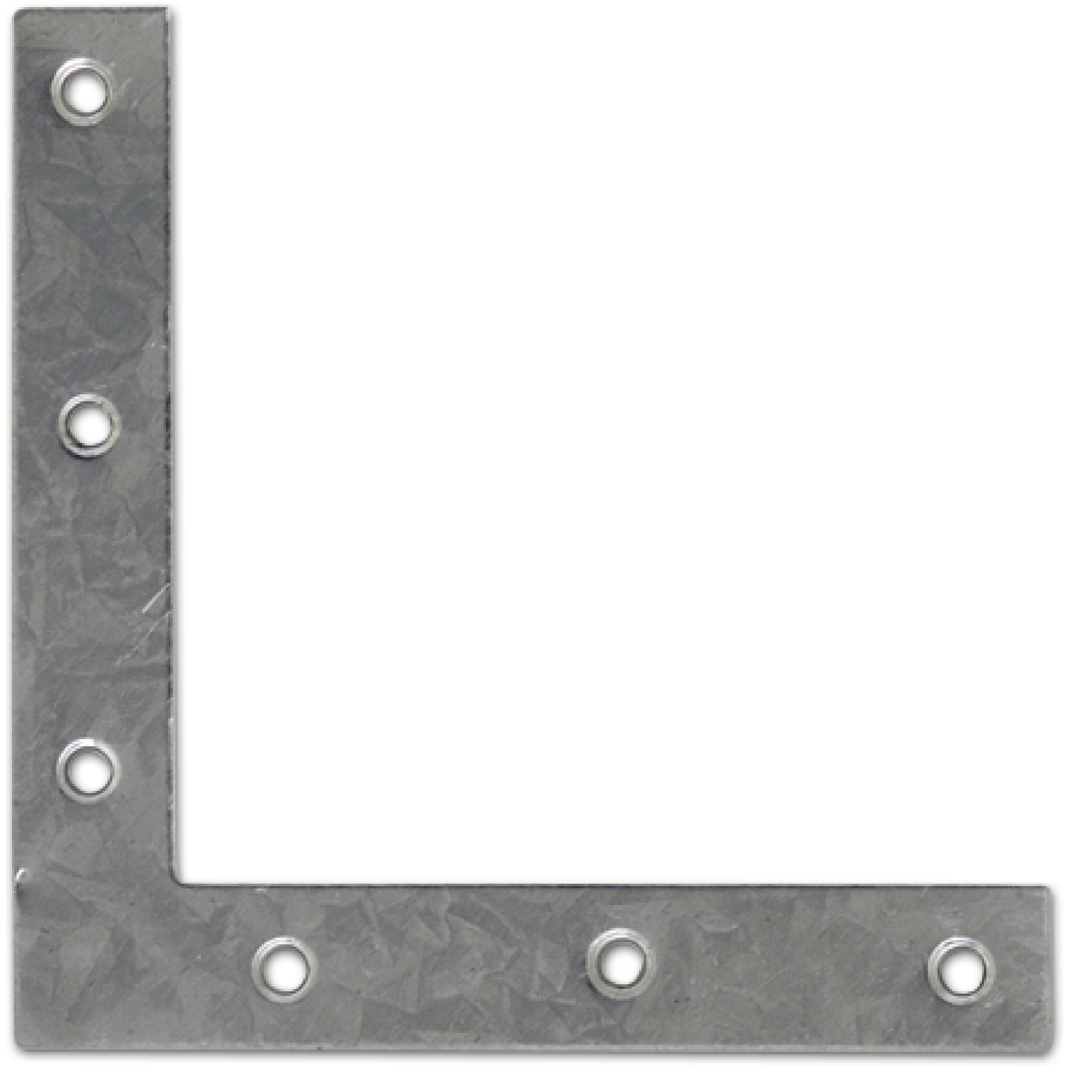 Scheinhaken zum Einlassen, eckig, GR. 5, 105 x 105 x 17 x 1,25 mm,Stahl verzinkt