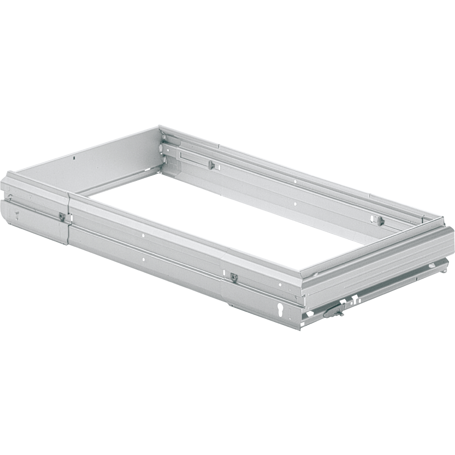 HETTICH Systema Top 2000 Hängeregistratur-Rahmen 368-540 / 600 mm Alu-Finish