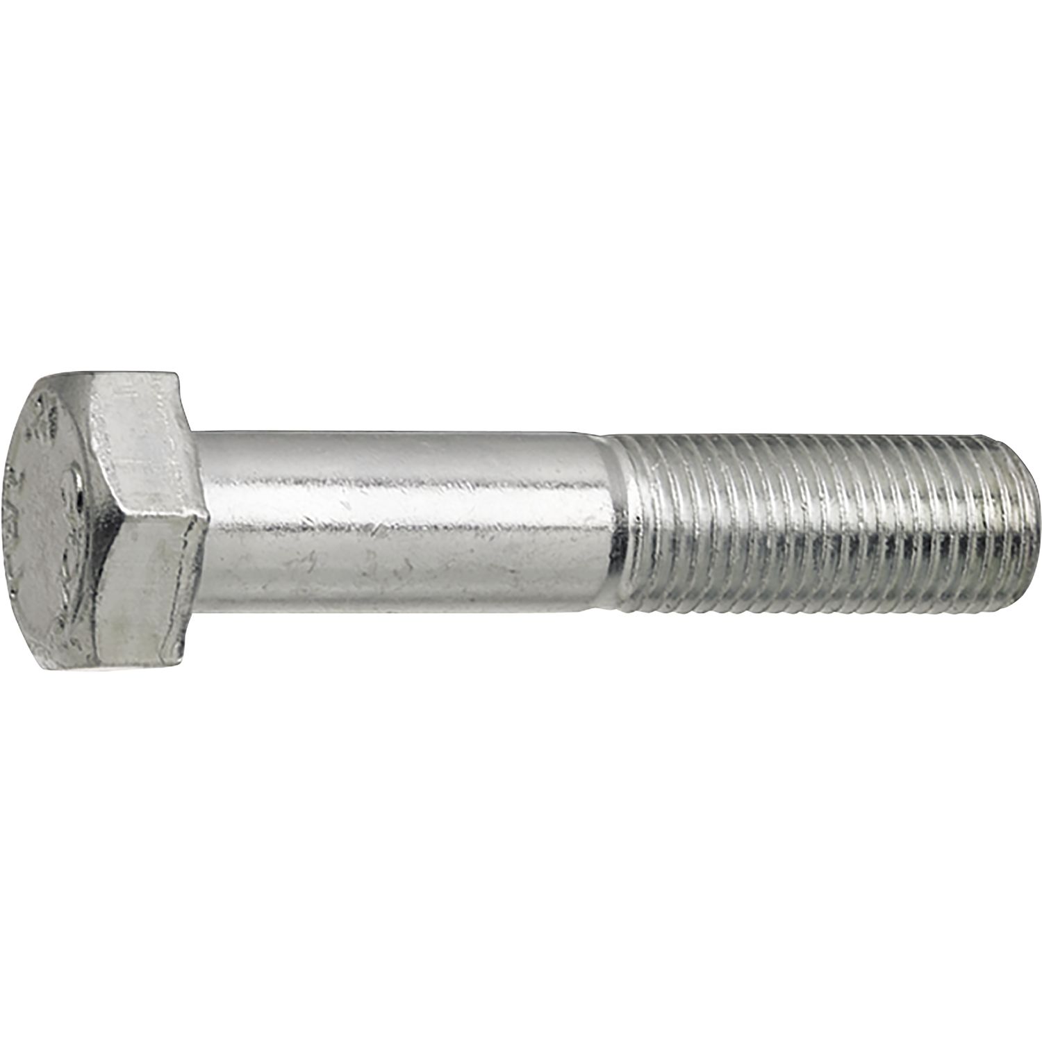 DIN960 10.9 M16x1.5x 80 verzinkt 6kt-Feingewindeschrauben mit Schaft (ISO8765) (25 Stück)