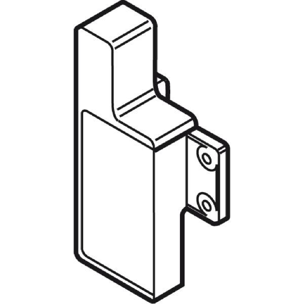 blum METABOX Fronthalter für Innenschubkasten Schraubversion, Höhe M, links