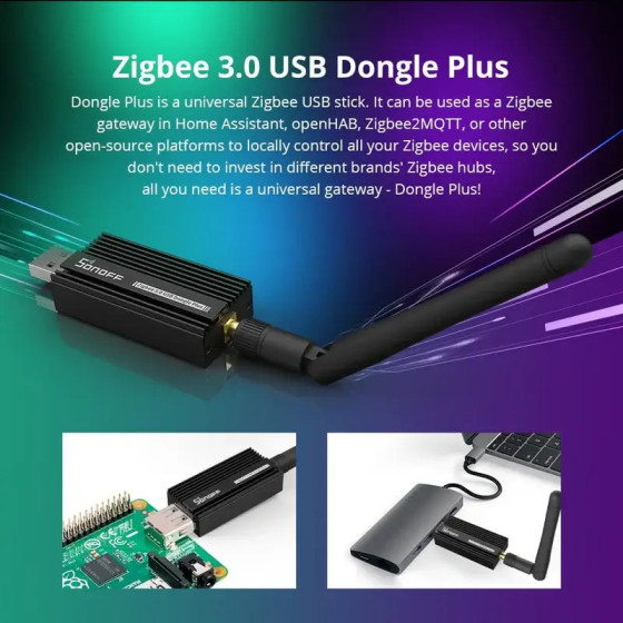 Sonoff Zigbee 3.0 USB-Dongle Plus ZBDongle-E