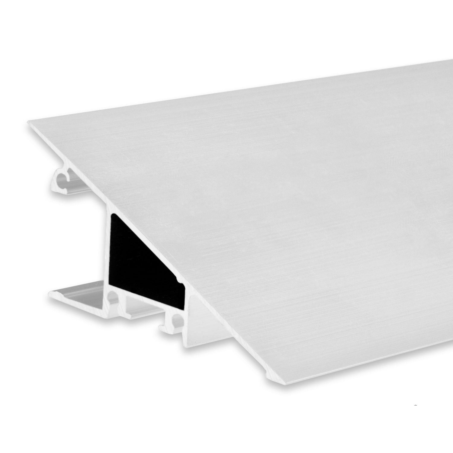 ISOLED LED Aufbauleuchtenprofil HIDE TRIANGLE Aluminium weiß RAL 9003 200cm