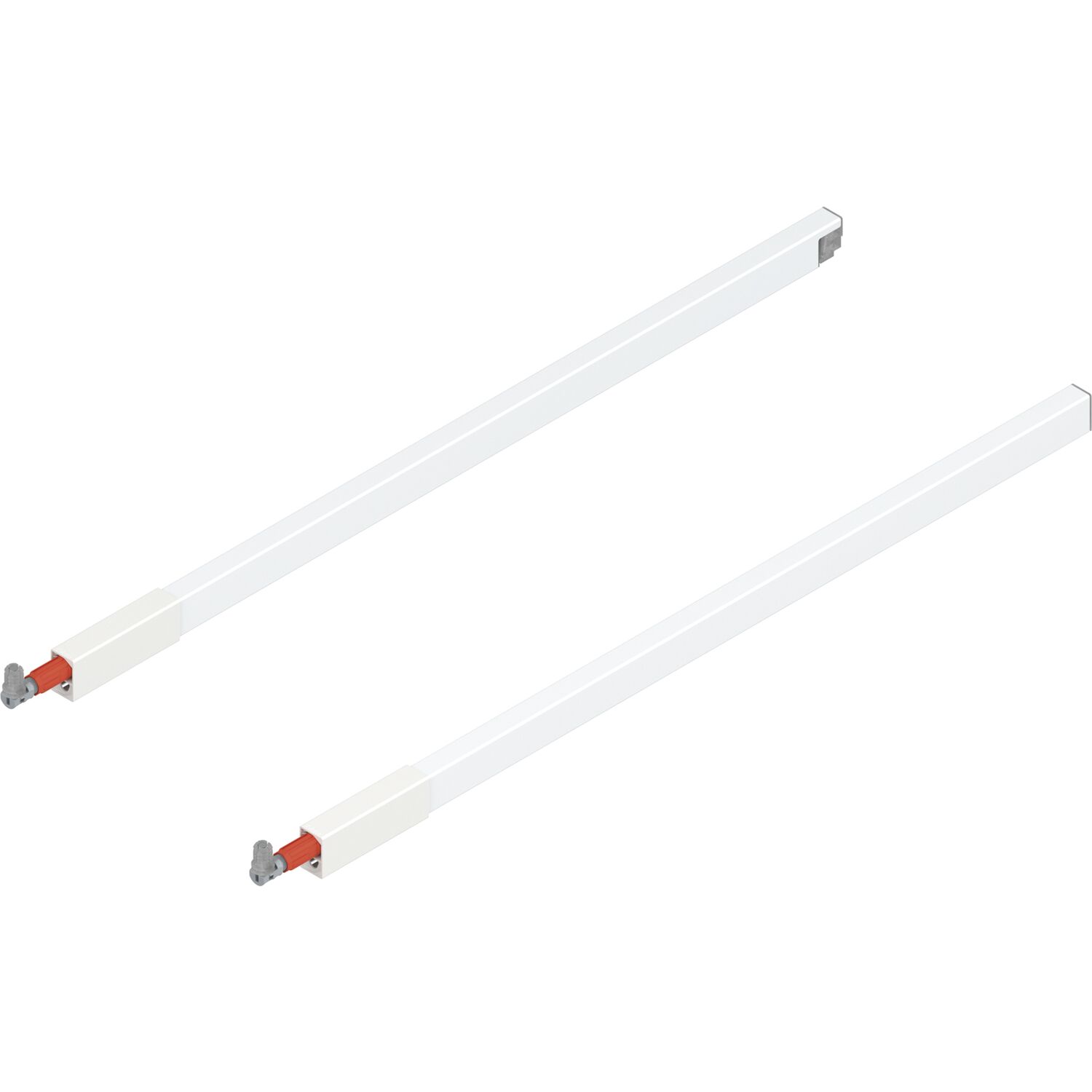 blum TANDEMBOX antaro Längsreling Set, NL 600, Seidenweiß