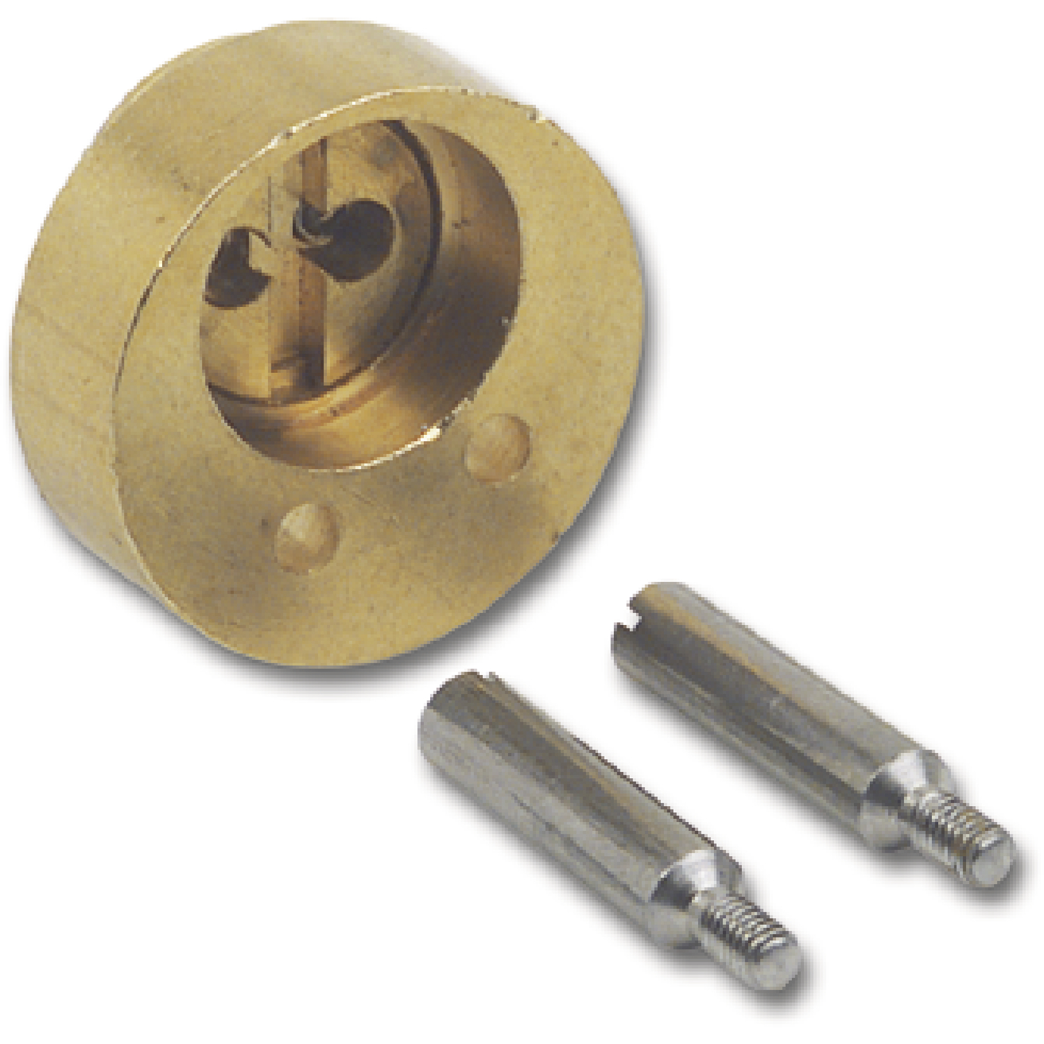 JuNie 7638 ASS Verlängerung für Zylindereinsatz L 12mm Messing blank